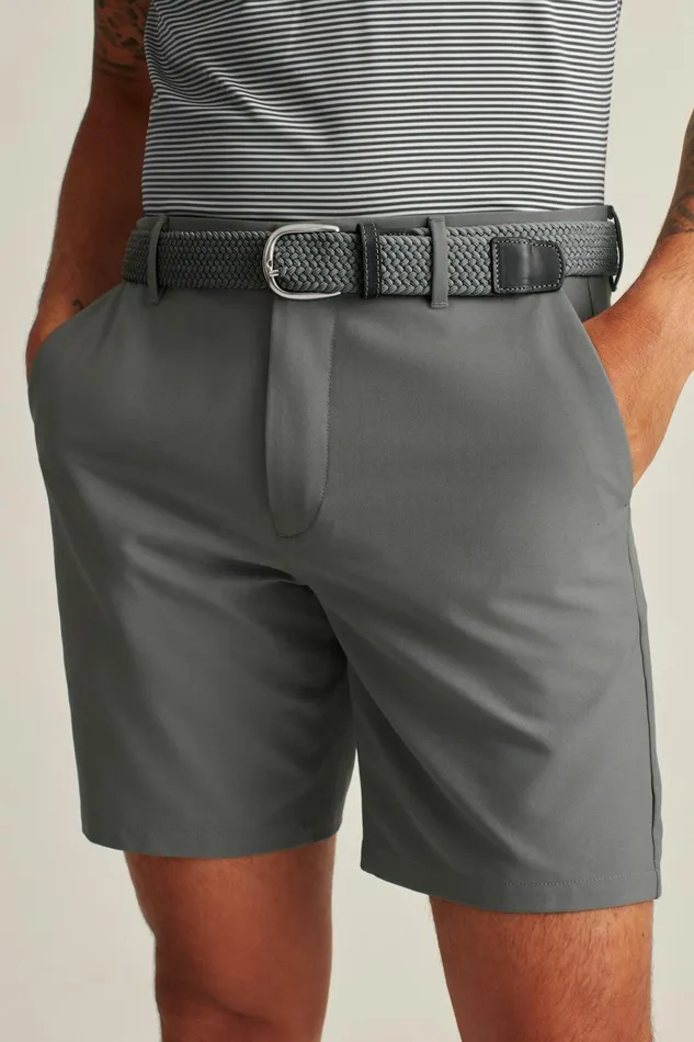 Men Casual Shorts Bonobos Performance Link Shorts Ash Grey