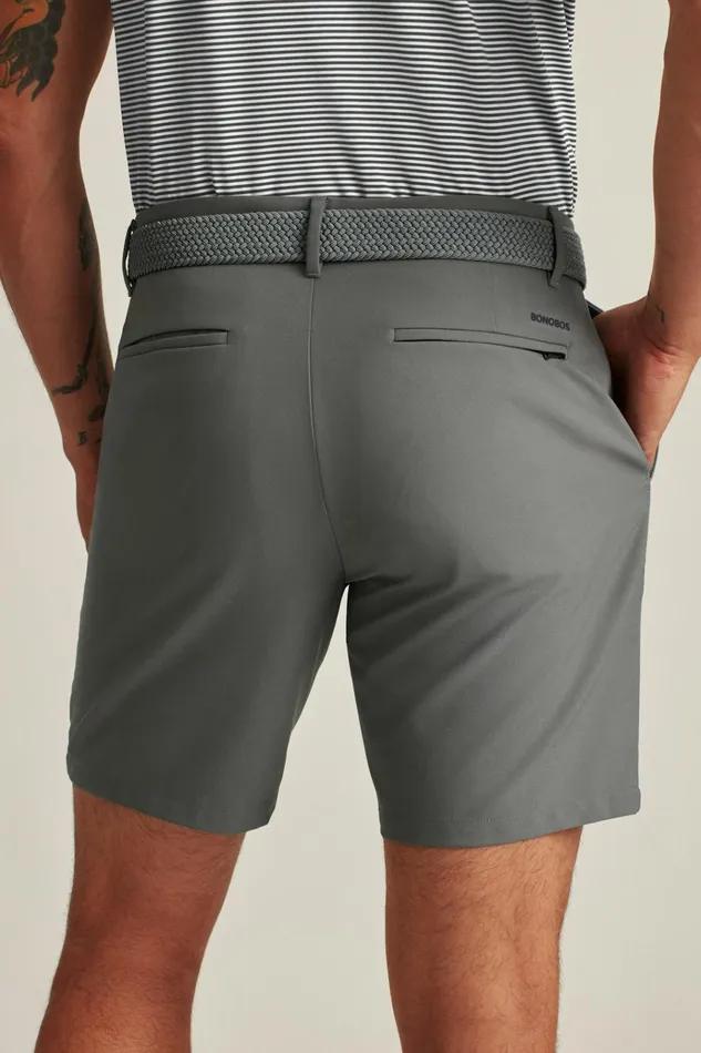 Men Casual Shorts Bonobos Performance Link Shorts Ash Grey