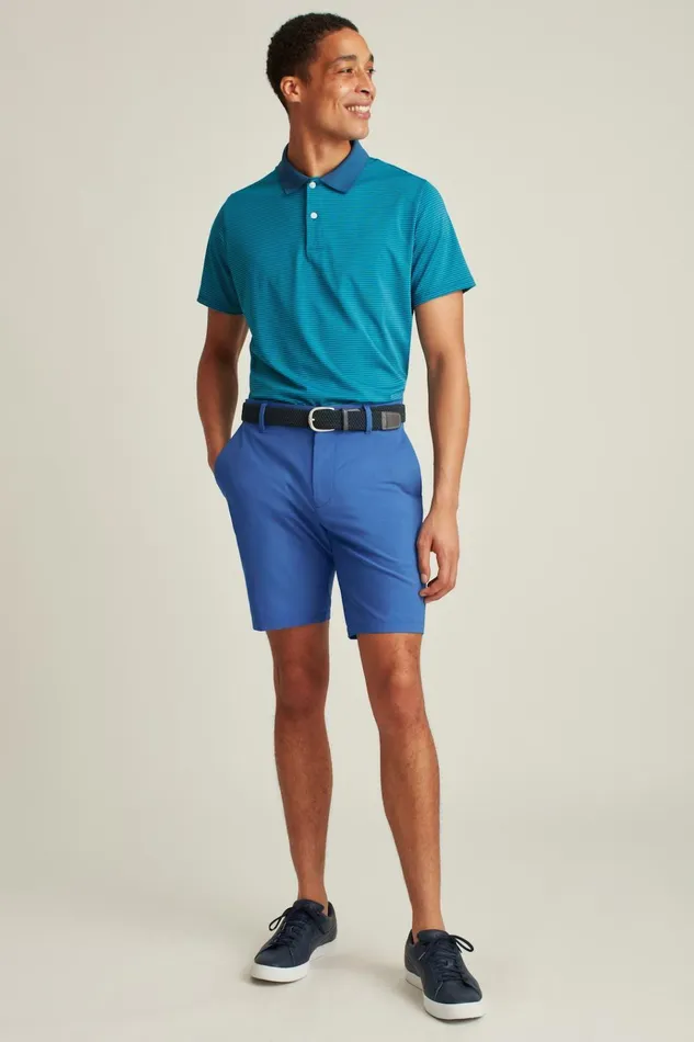 Men Casual Shorts Bonobos Performance Link Shorts Dark Blue