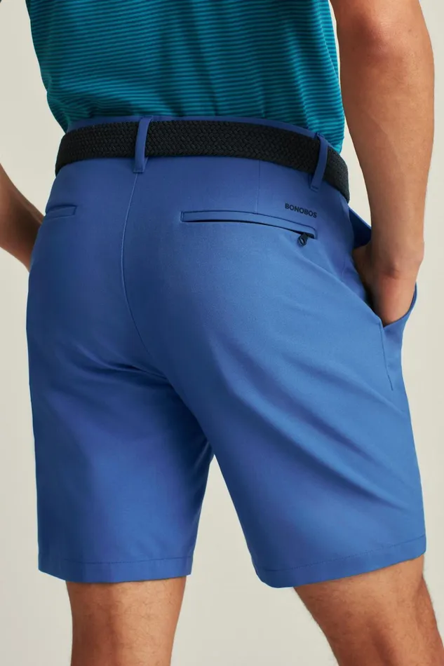 Men Casual Shorts Bonobos Performance Link Shorts Dark Blue