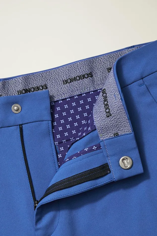 Men Casual Shorts Bonobos Performance Link Shorts Dark Blue