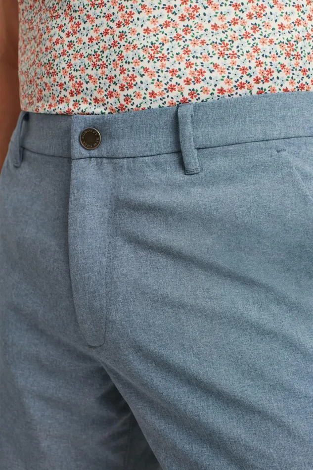 Men Casual Shorts Bonobos Performance Link Shorts Downpour Heather