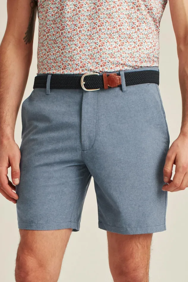 Men Casual Shorts Bonobos Performance Link Shorts Downpour Heather