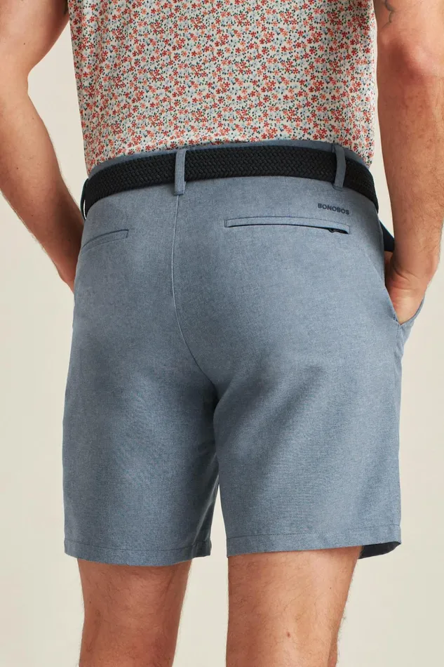 Men Casual Shorts Bonobos Performance Link Shorts Downpour Heather