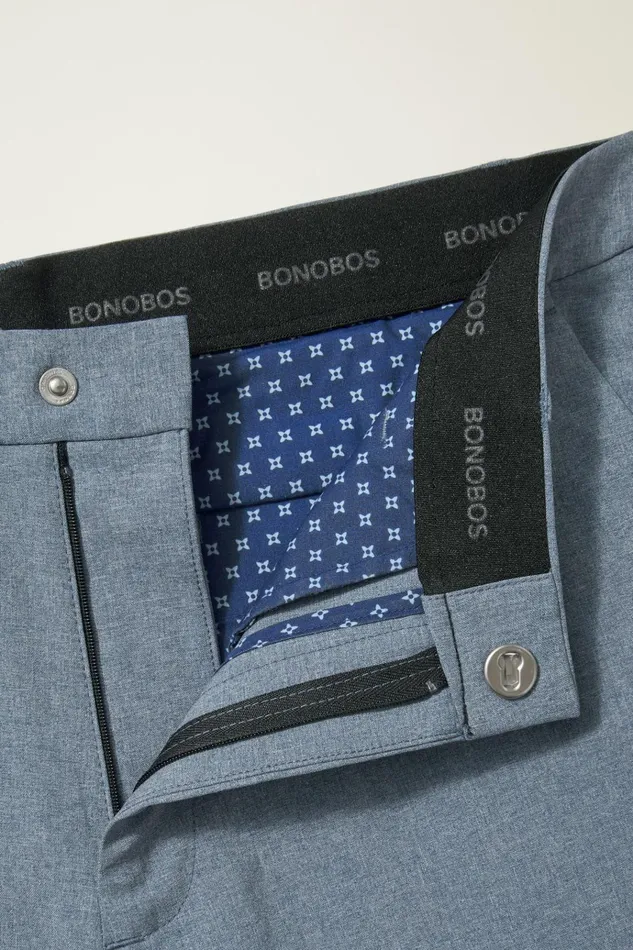 Men Casual Shorts Bonobos Performance Link Shorts Downpour Heather