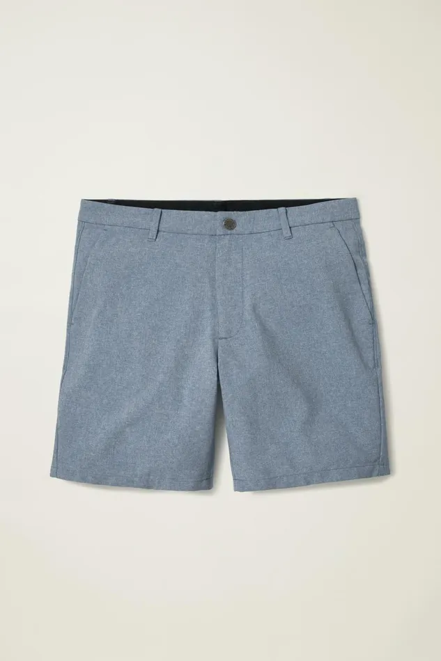 Men Casual Shorts Bonobos Performance Link Shorts Downpour Heather