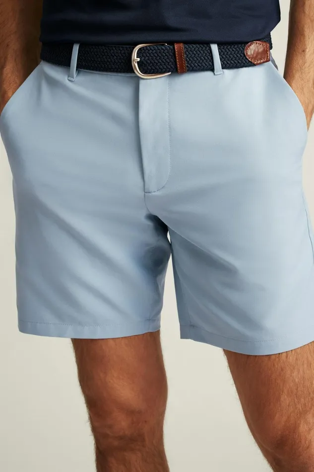 Men Casual Shorts Bonobos Performance Link Shorts Dusty Blue