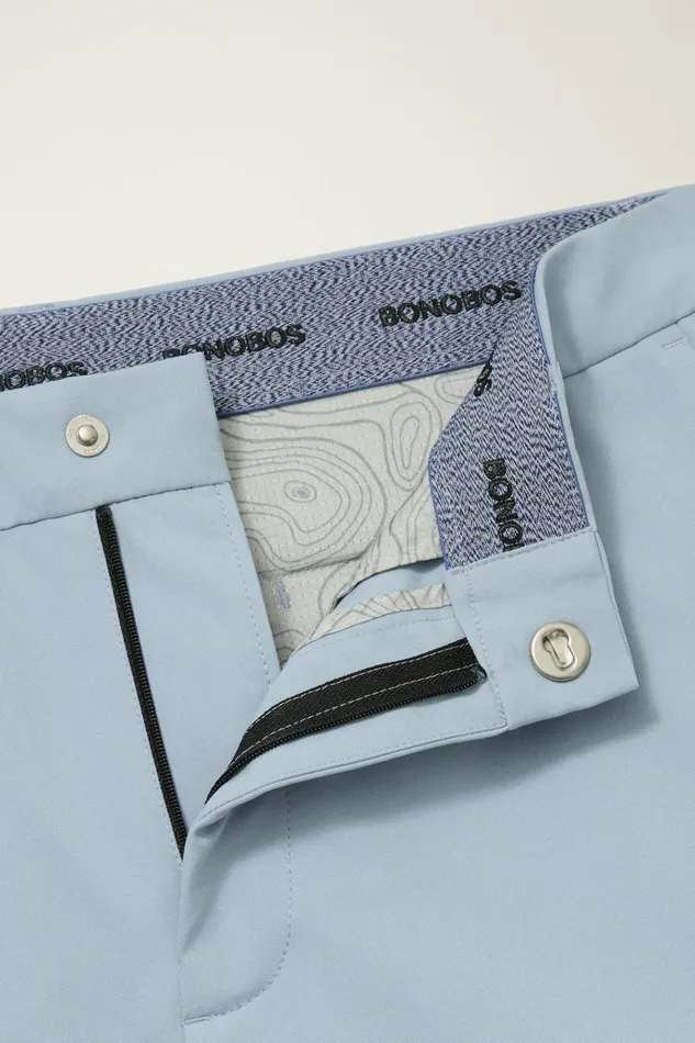 Men Casual Shorts Bonobos Performance Link Shorts Dusty Blue