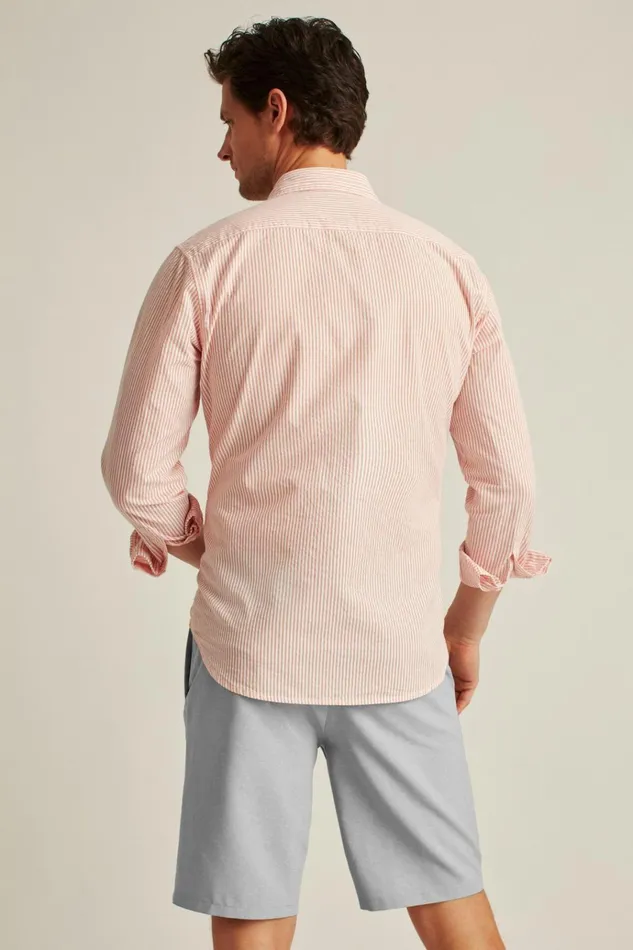Men Casual Shorts Bonobos Performance Link Shorts Heather Grey