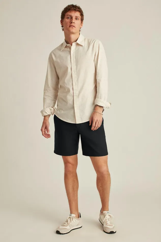 Men Casual Shorts Bonobos Performance Link Shorts Jet Black