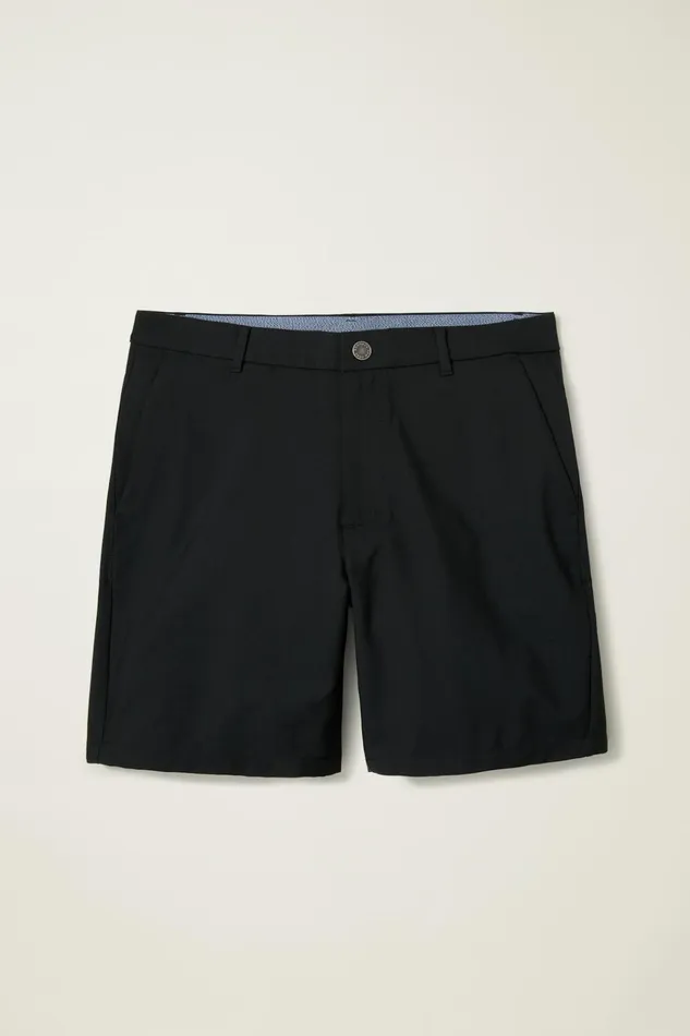 Men Casual Shorts Bonobos Performance Link Shorts Jet Black