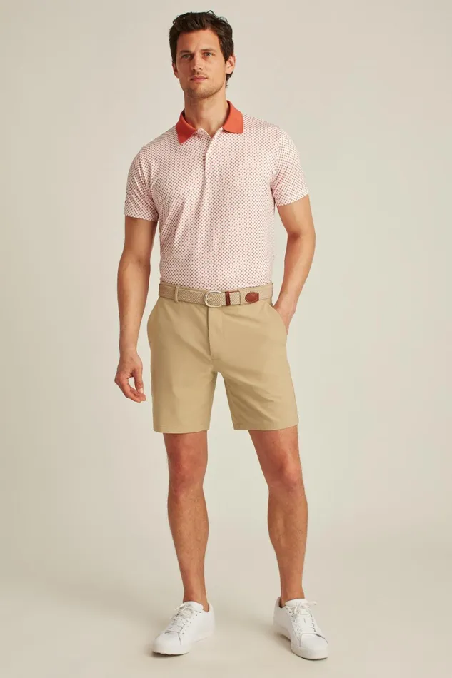 Men Casual Shorts Bonobos Performance Link Shorts Oak Khaki