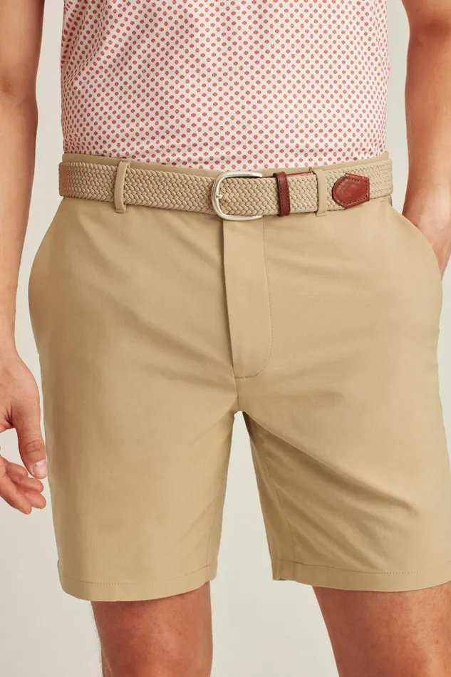 Men Casual Shorts Bonobos Performance Link Shorts Oak Khaki