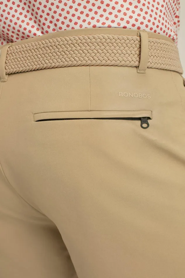 Men Casual Shorts Bonobos Performance Link Shorts Oak Khaki