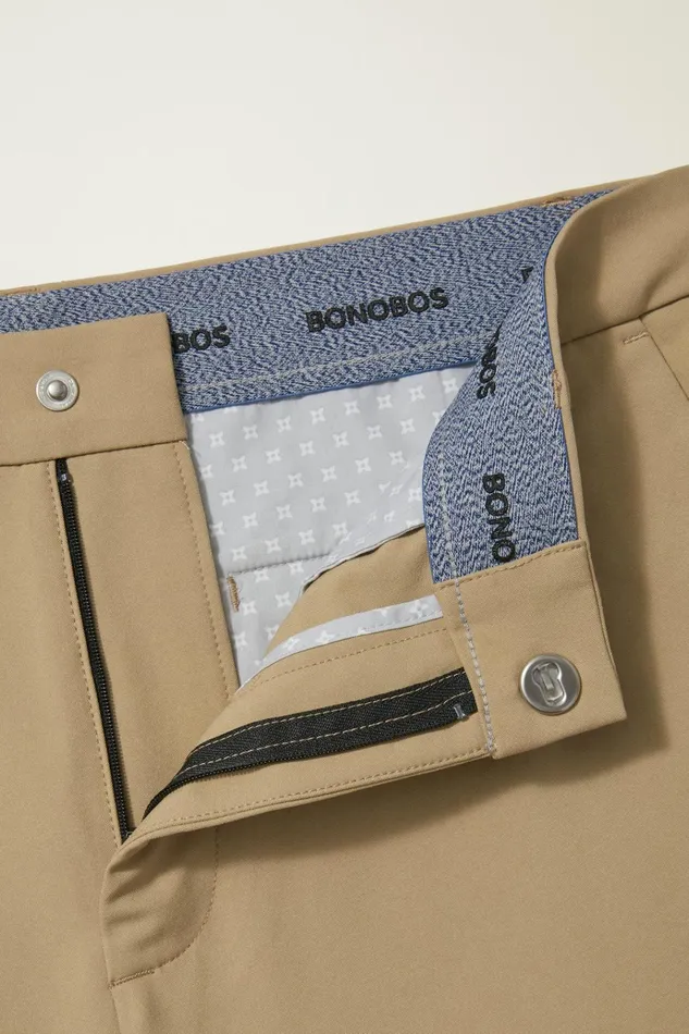 Men Casual Shorts Bonobos Performance Link Shorts Oak Khaki