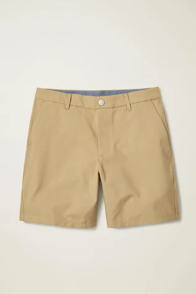 Men Casual Shorts Bonobos Performance Link Shorts Oak Khaki