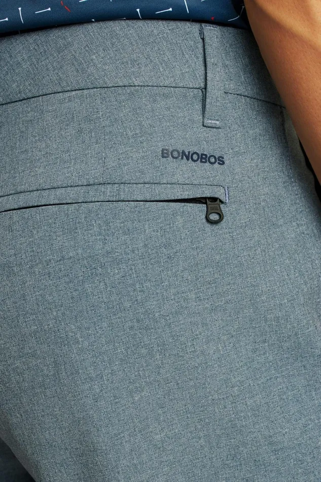 Men Casual Shorts Bonobos Performance Link Shorts Space Blue Heather