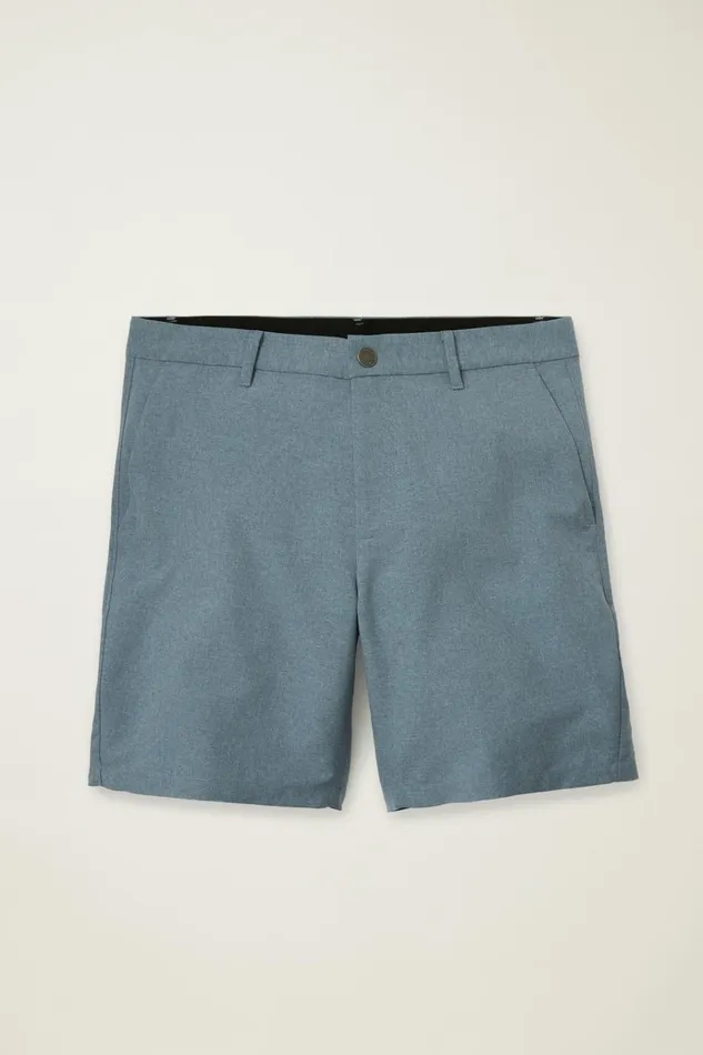 Men Casual Shorts Bonobos Performance Link Shorts Space Blue Heather