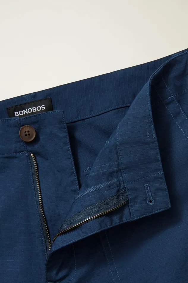 Men Casual Shorts Bonobos Ripstop Fatigue Shorts Deep Space
