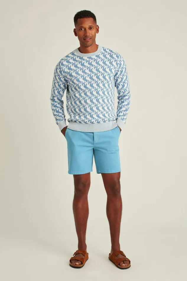 Men Casual Shorts Bonobos The Chino Short 20 Adriatic Blue