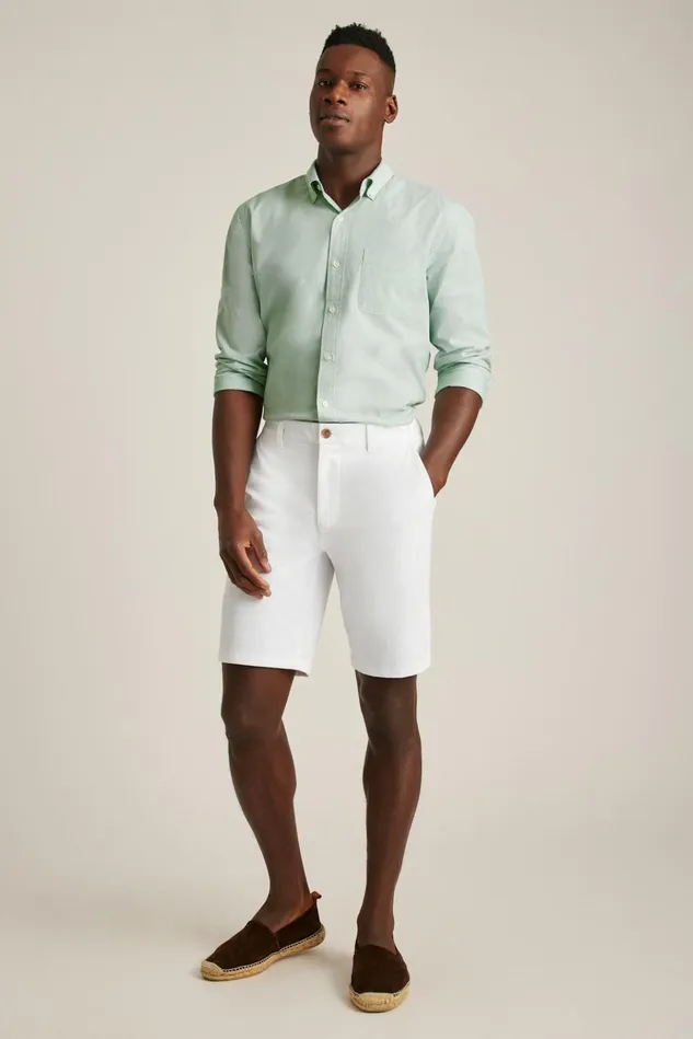 Men Casual Shorts Bonobos The Chino Short 20 Brilliant White