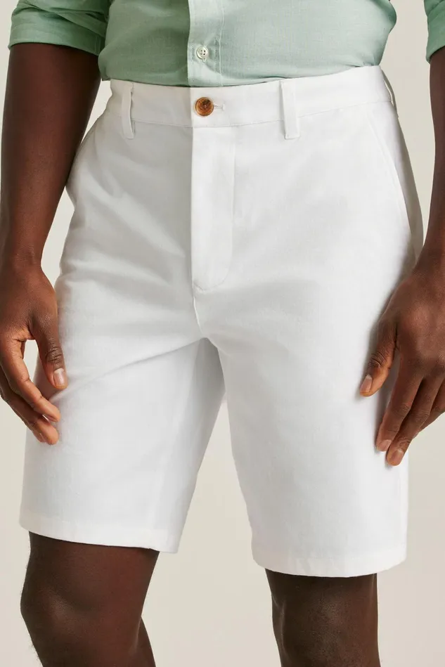 Men Casual Shorts Bonobos The Chino Short 20 Brilliant White