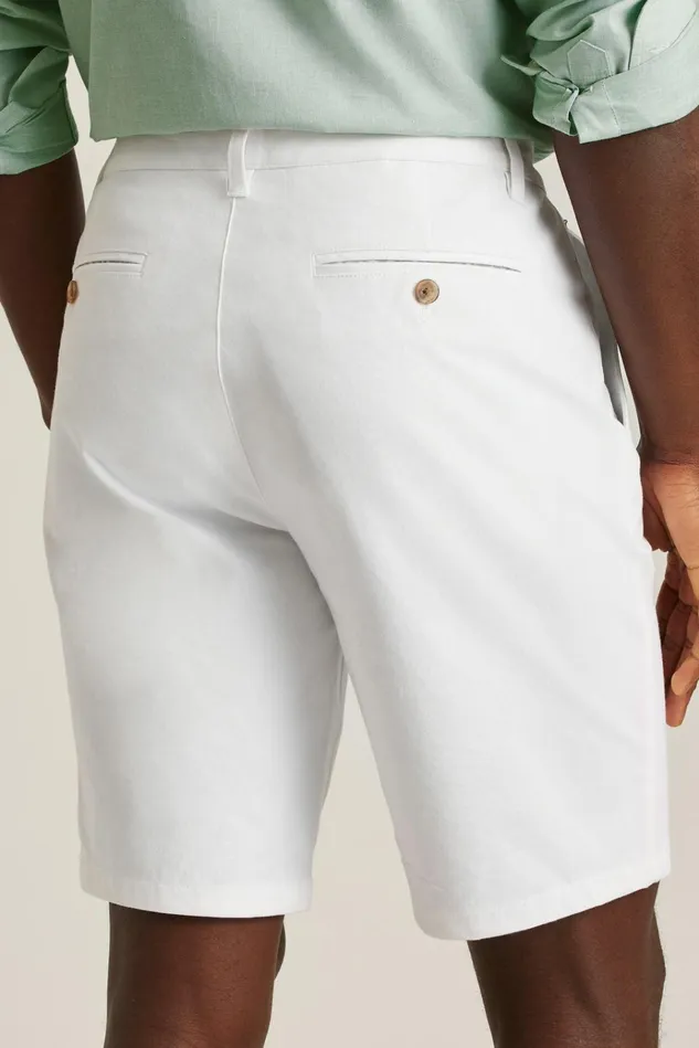 Men Casual Shorts Bonobos The Chino Short 20 Brilliant White