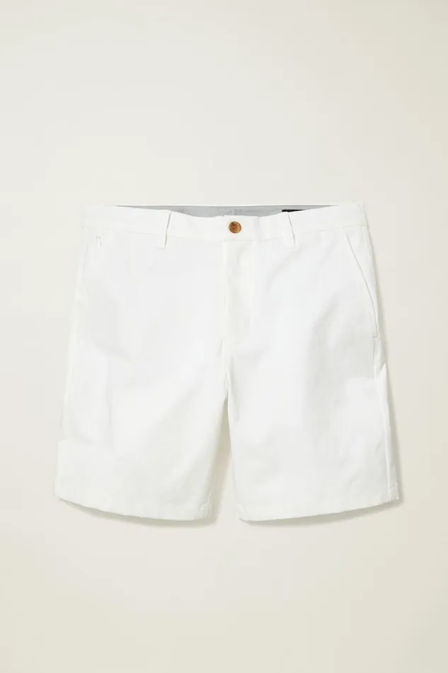 Men Casual Shorts Bonobos The Chino Short 20 Brilliant White