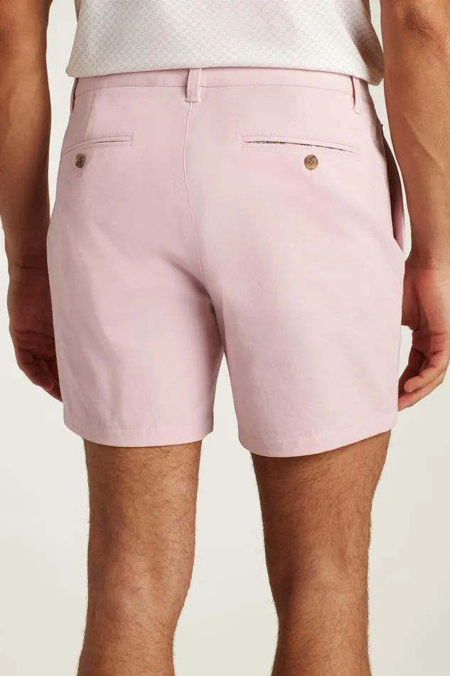 Men Casual Shorts Bonobos The Chino Short 20 Chalk Pink