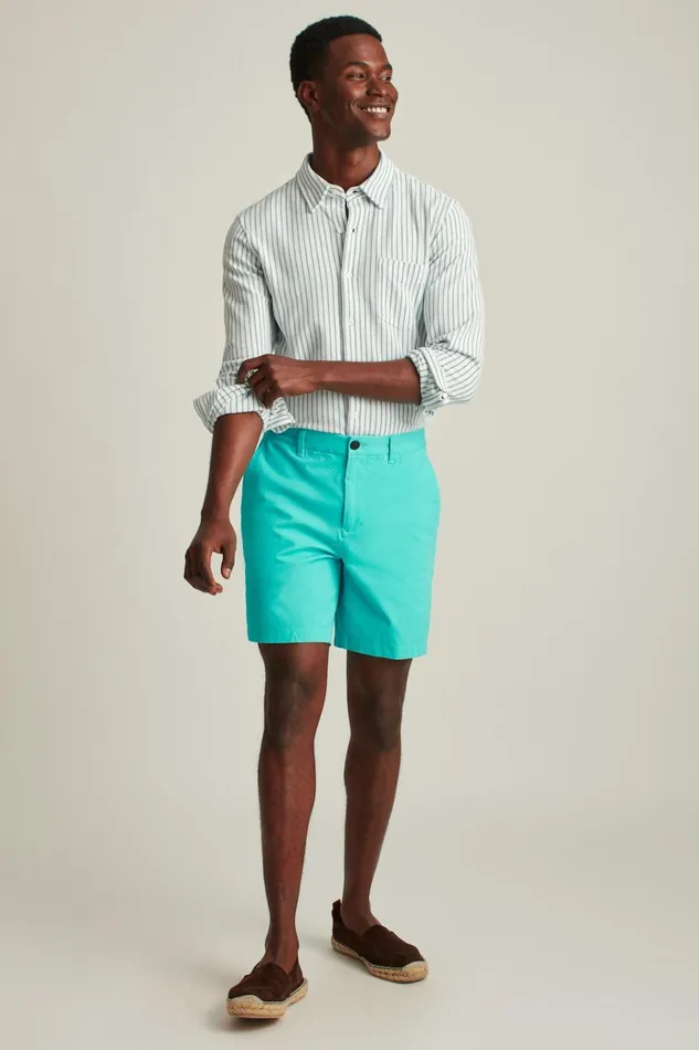 Men Casual Shorts Bonobos The Chino Short 20 Coast Blue