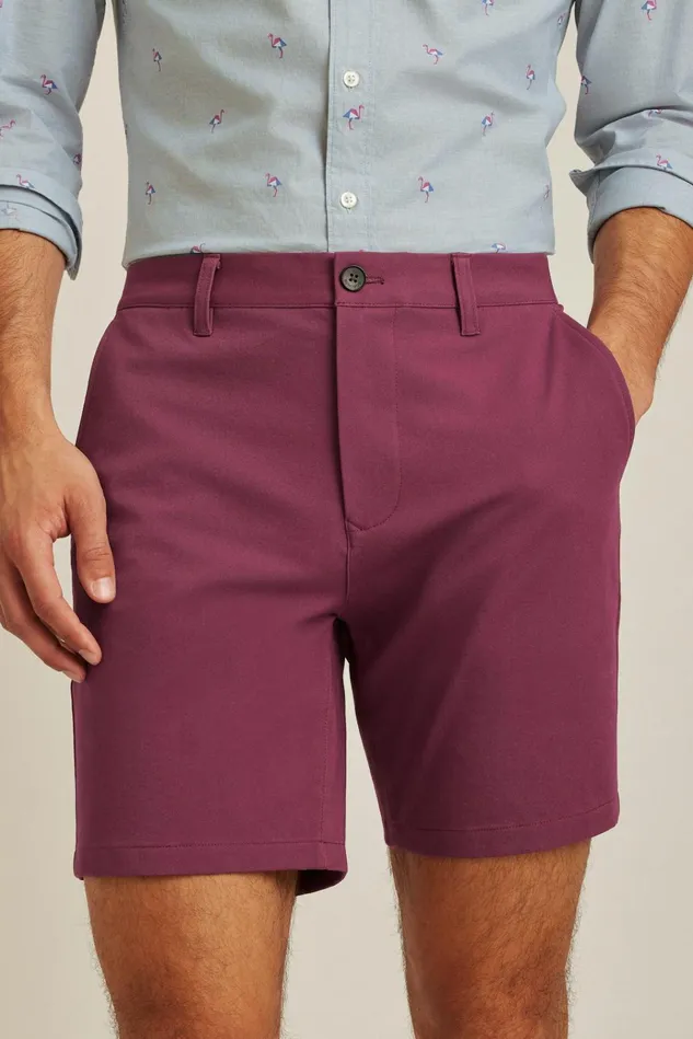 Men Casual Shorts Bonobos The Chino Short 20 Crushed Violet