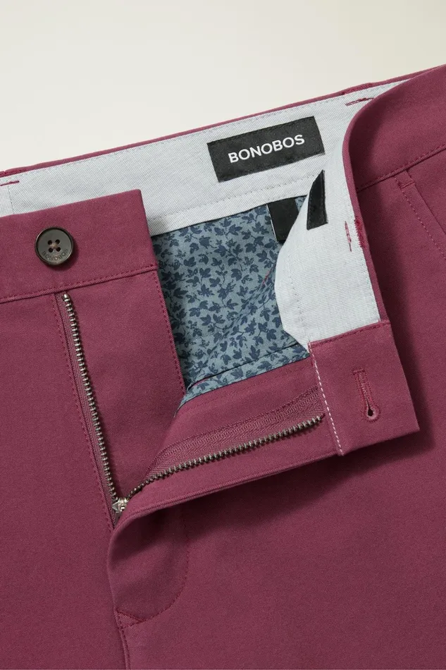 Men Casual Shorts Bonobos The Chino Short 20 Crushed Violet