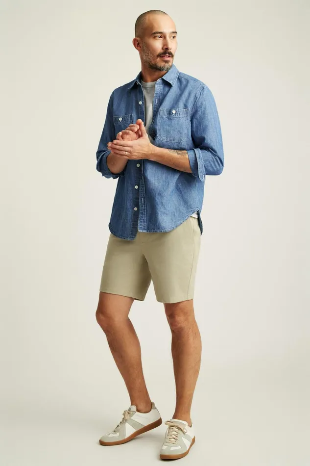 Men Casual Shorts Bonobos The Chino Short 20 Elm Green