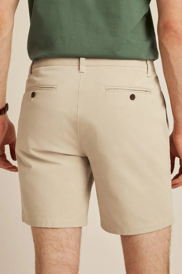 Men Casual Shorts Bonobos The Chino Short 20 Fossil Grey