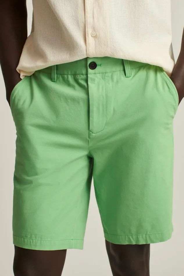 Men Casual Shorts Bonobos The Chino Short 20 Light Grass Green