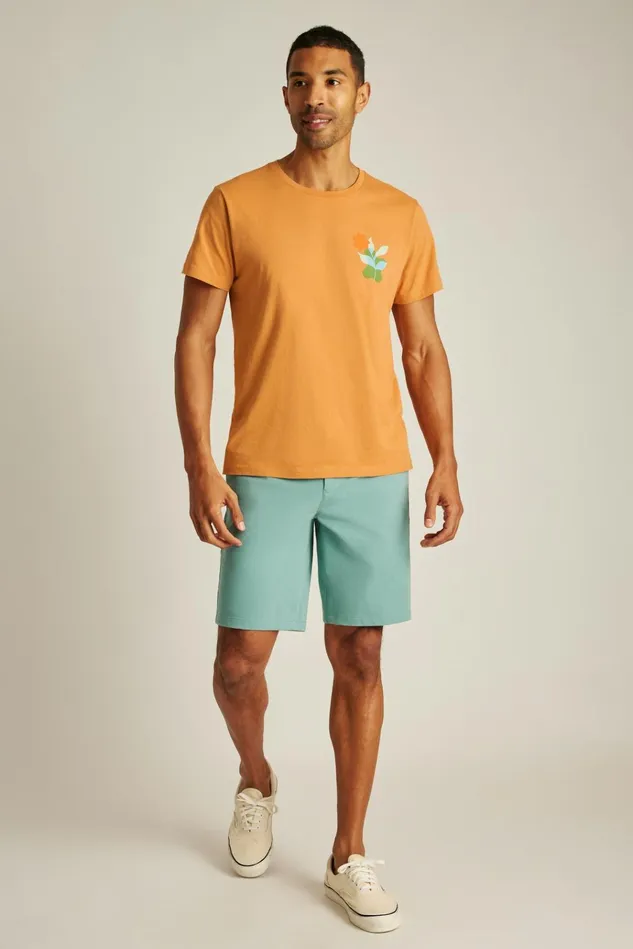 Men Casual Shorts Bonobos The Chino Short 20 Mineral Blue
