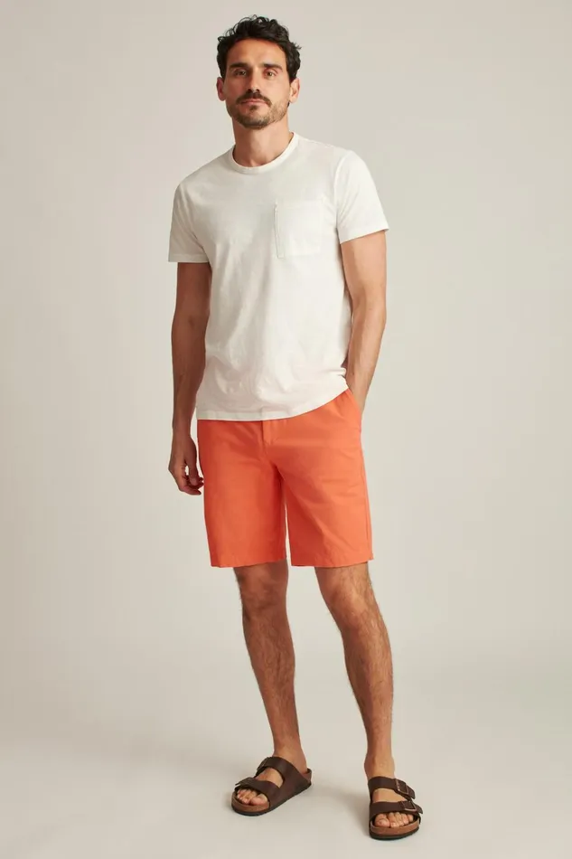 Men Casual Shorts Bonobos The Chino Short 20 Persimmon