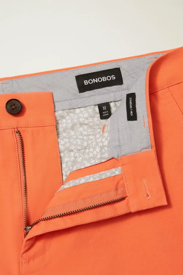 Men Casual Shorts Bonobos The Chino Short 20 Persimmon