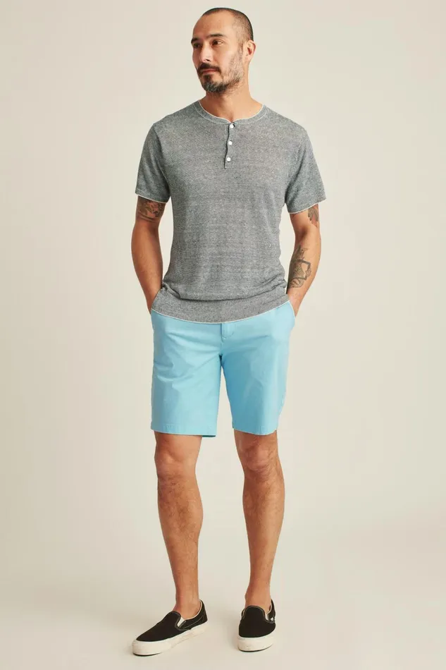 Men Casual Shorts Bonobos The Chino Short 20 Sky Blue