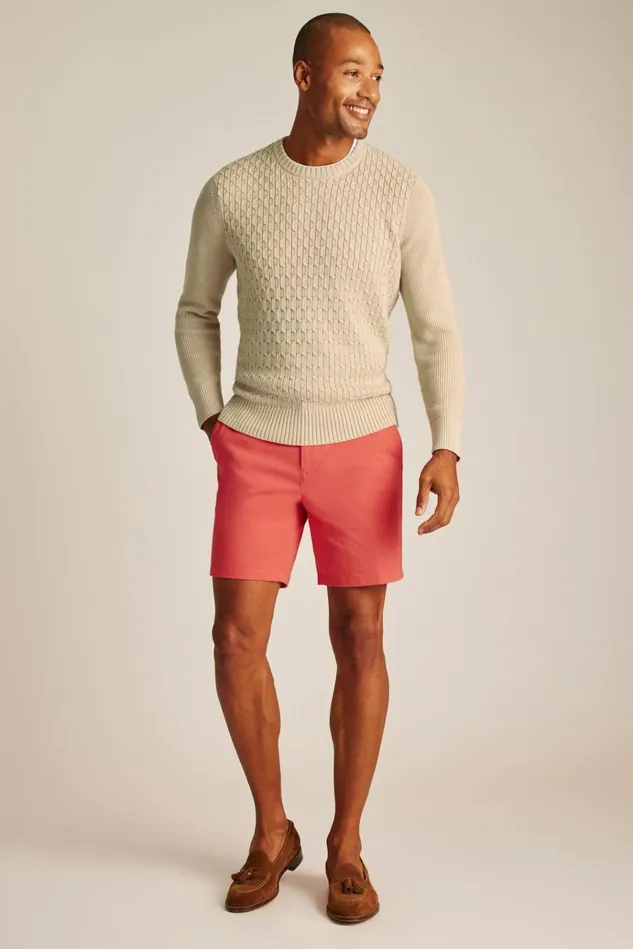 Men Casual Shorts Bonobos The Chino Short 20 Spiced Coral