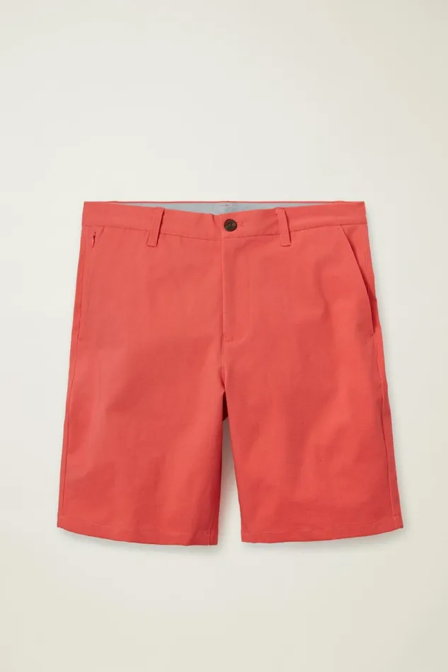 Men Casual Shorts Bonobos The Chino Short 20 Spiced Coral