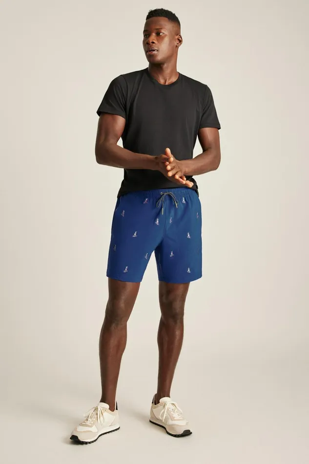 Men Casual Shorts Bonobos The Embroidered Rec Short Dinosaur Snow Day