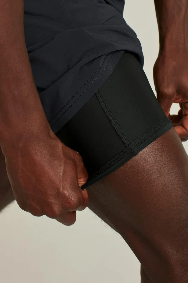 Men Casual Shorts Bonobos The Lined Gym Short Black