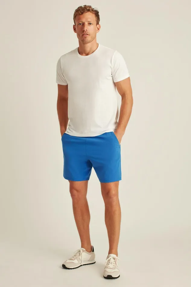 Men Casual Shorts Bonobos The Lined Gym Short Daphne Blue