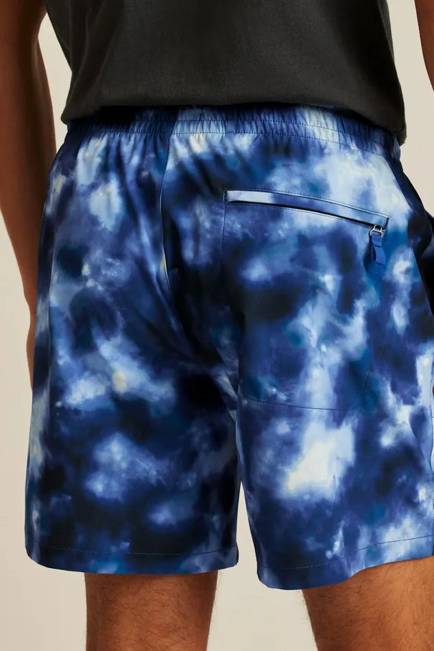 Men Casual Shorts Bonobos The Rec Short Blue Clouds