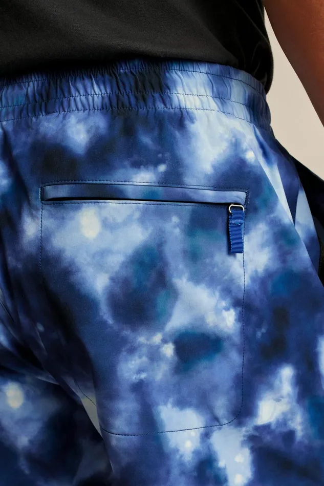 Men Casual Shorts Bonobos The Rec Short Blue Clouds