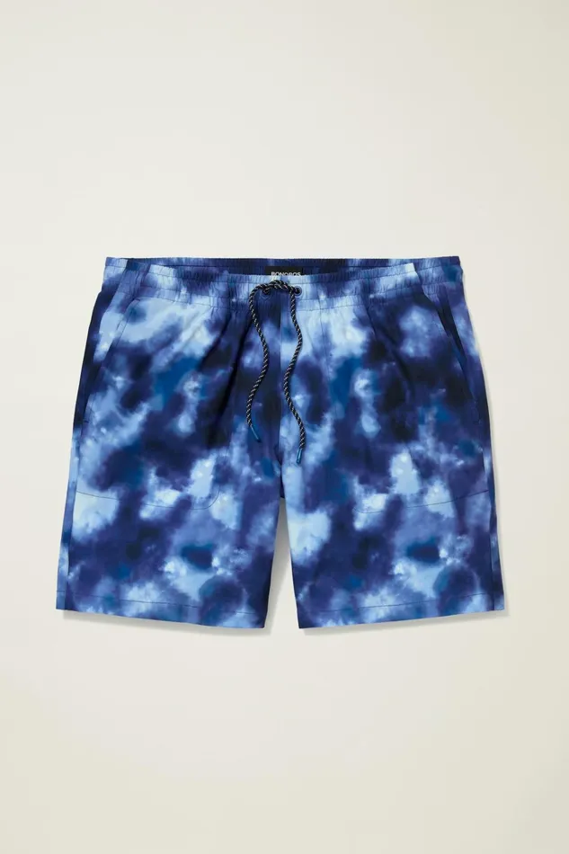 Men Casual Shorts Bonobos The Rec Short Blue Clouds