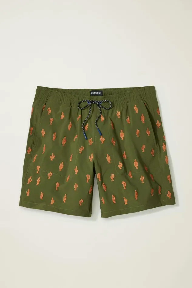 Men Casual Shorts Bonobos The Rec Short Cactus