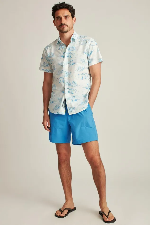 Men Casual Shorts Bonobos The Rec Short Mediterranean Blue