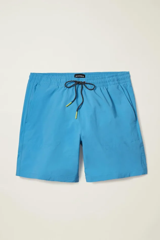 Men Casual Shorts Bonobos The Rec Short Mediterranean Blue